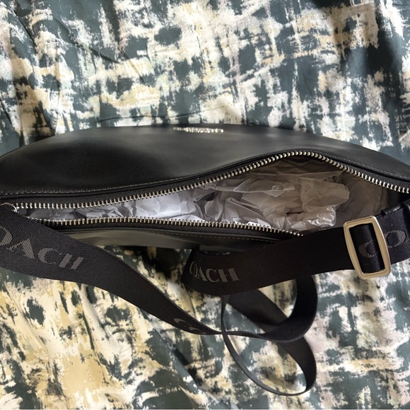 Coach Black Leather Aria Shoulder Bag - Picture 4 of 5